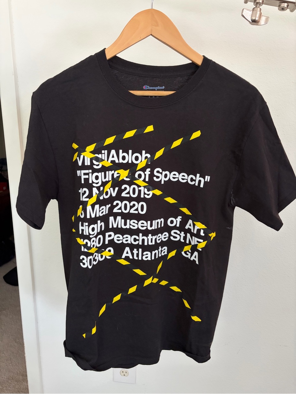 Virgil Abloh (Off White) Figures of Speech Black Graphic Tee